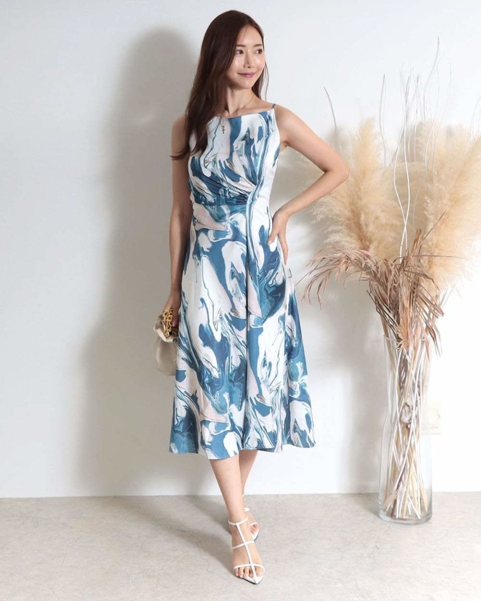 【動画あり】アメリカンネックマーブルブルーワンピース - select store mirror me【動画あり】アメリカンネックマーブルブルーワンピース130088913mirror meselect store mirror me130088913S