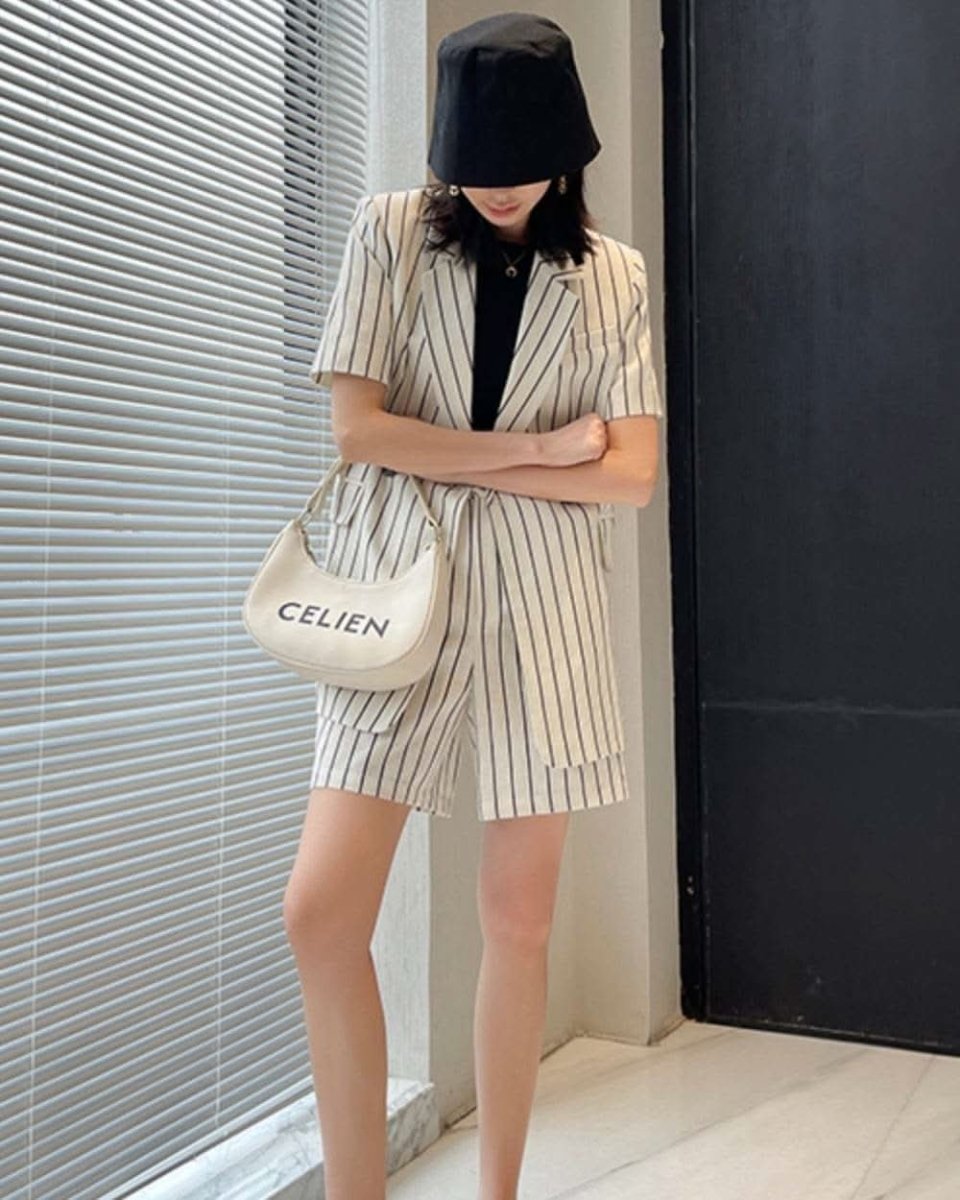 【上質】【動画あり】コットンリネンストライプジャケット&パンツセットアップ - select store mirror me【上質】【動画あり】コットンリネンストライプジャケット&パンツセットアップ133969455mirror meselect store mirror me133969455S