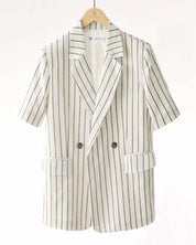 【上質】【動画あり】コットンリネンストライプジャケット&パンツセットアップ - select store mirror me【上質】【動画あり】コットンリネンストライプジャケット&パンツセットアップ133969455mirror meselect store mirror me133969455S