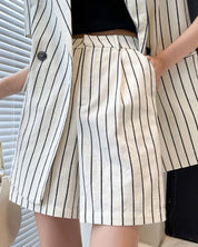 【上質】【動画あり】コットンリネンストライプジャケット&パンツセットアップ - select store mirror me【上質】【動画あり】コットンリネンストライプジャケット&パンツセットアップ133969455mirror meselect store mirror me133969455S