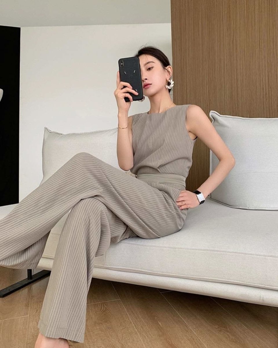 【上質】【動画あり】ナチュラルストライプバックデザインカットロンパース - select store mirror me【上質】【動画あり】ナチュラルストライプバックデザインカットロンパース143305641mirror meselect store mirror me143305641S