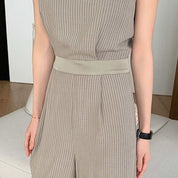 【上質】【動画あり】ナチュラルストライプバックデザインカットロンパース - select store mirror me【上質】【動画あり】ナチュラルストライプバックデザインカットロンパース143305641mirror meselect store mirror me143305641S