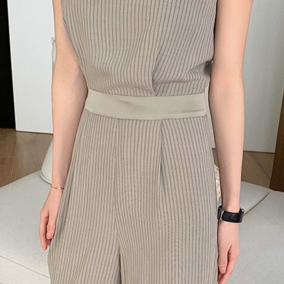 【上質】【動画あり】ナチュラルストライプバックデザインカットロンパース - select store mirror me【上質】【動画あり】ナチュラルストライプバックデザインカットロンパース143305641mirror meselect store mirror me143305641S