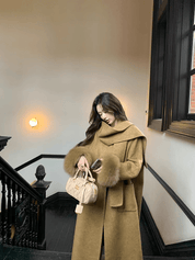 マフラーデザインファーカフコート - select store mirror meマフラーデザインファーカフコート1533719035mirror meselect store mirror me153371904ホワイト S