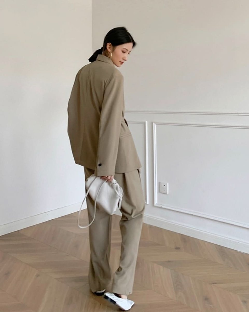 アシンメトリーベルトリラックスセットアップ - select store mirror meアシンメトリーベルトリラックスセットアップ154384165mirror meselect store mirror me154384165S