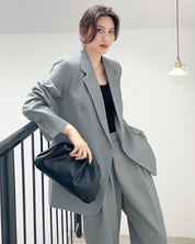 デザインジャケット&美ラインワイドパンツセットアップ - select store mirror meデザインジャケット&美ラインワイドパンツセットアップ154391719mirror meselect store mirror me154391719S