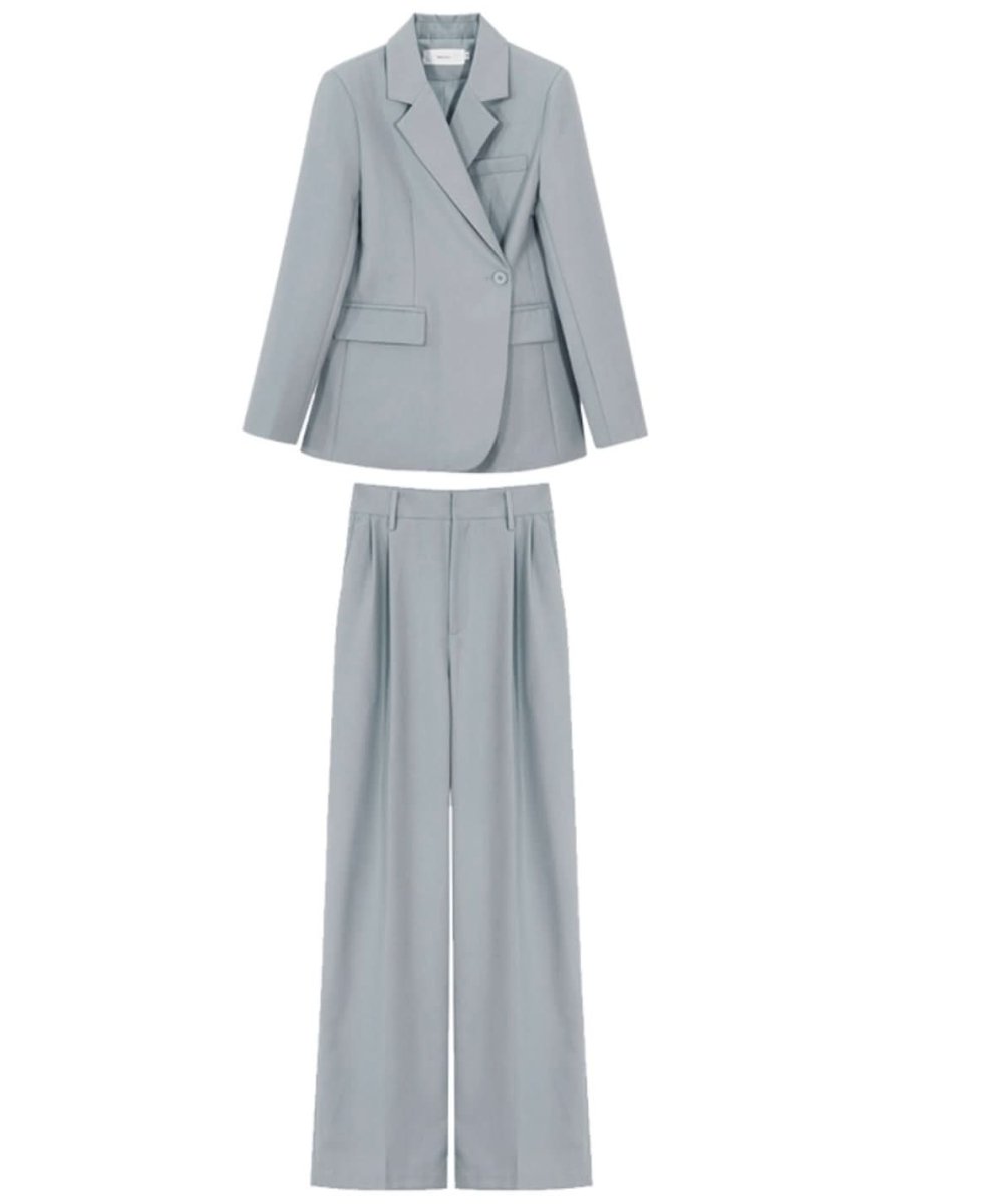 デザインジャケット&美ラインワイドパンツセットアップ - select store mirror meデザインジャケット&美ラインワイドパンツセットアップ154391719mirror meselect store mirror me154391719S