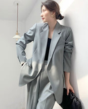 デザインジャケット&美ラインワイドパンツセットアップ - select store mirror meデザインジャケット&美ラインワイドパンツセットアップ154391719mirror meselect store mirror me154391719S