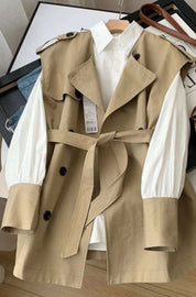 バイカラーシャツ&ベストセットアップ - select store mirror meバイカラーシャツ&ベストセットアップ155473069mirror meselect store mirror me155473069S