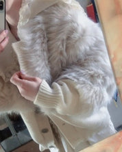 【上質】ボリュームファー切り替えニットカーディガン - select store mirror me【上質】ボリュームファー切り替えニットカーディガン156155440mirror meselect store mirror me156155440S