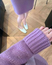 カーディガン&スカートパープルニットセットアップ - select store mirror meカーディガン&スカートパープルニットセットアップ159941762mirror meselect store mirror me159941762S