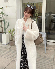 【高品質ウールミックス】ノーカラーボタンホワイトファーコート - select store mirror me【高品質ウールミックス】ノーカラーボタンホワイトファーコート159948844mirror meselect store mirror me159948844S