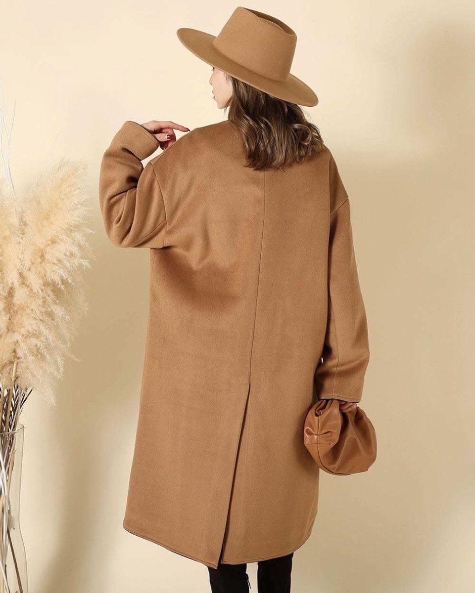 【上質ウール】【動画あり】ノーカラーデザインダッフルコート - select store mirror me【上質ウール】【動画あり】ノーカラーデザインダッフルコート160964783mirror meselect store mirror me160964783S