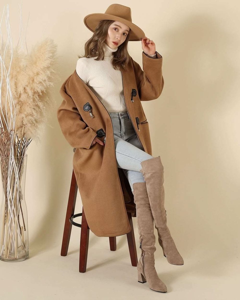 【上質ウール】【動画あり】ノーカラーデザインダッフルコート - select store mirror me【上質ウール】【動画あり】ノーカラーデザインダッフルコート160964783mirror meselect store mirror me160964783S