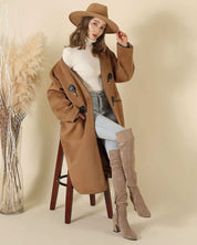 【上質ウール】【動画あり】ノーカラーデザインダッフルコート - select store mirror me【上質ウール】【動画あり】ノーカラーデザインダッフルコート160964783mirror meselect store mirror me160964783S