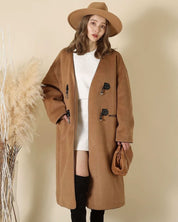 【上質ウール】【動画あり】ノーカラーデザインダッフルコート - select store mirror me【上質ウール】【動画あり】ノーカラーデザインダッフルコート160964783mirror meselect store mirror me160964783S