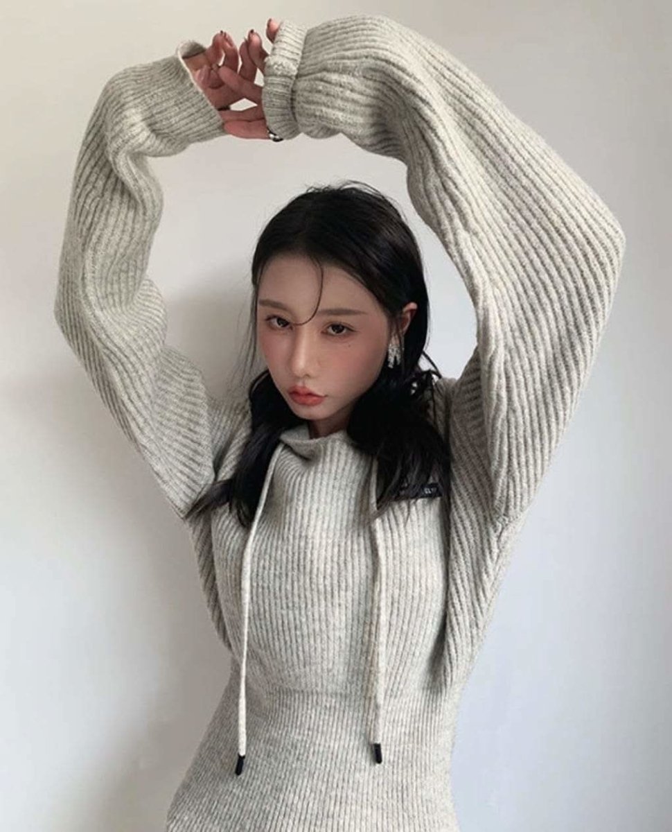 【動画あり】ウエスト美ラインリブニットフードパーカーワンピース - select store mirror me【動画あり】ウエスト美ラインリブニットフードパーカーワンピース161116766mirror meselect store mirror me161116766S