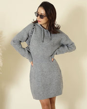 ウエストマークフード付きリブスウェットワンピース - select store mirror meウエストマークフード付きリブスウェットワンピース162334574mirror meselect store mirror me162334574S