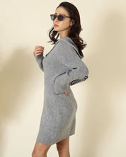 ウエストマークフード付きリブスウェットワンピース - select store mirror meウエストマークフード付きリブスウェットワンピース162334574mirror meselect store mirror me162334574S