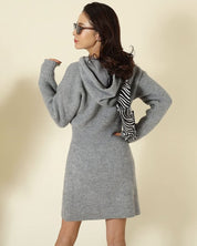 ウエストマークフード付きリブスウェットワンピース - select store mirror meウエストマークフード付きリブスウェットワンピース162334574mirror meselect store mirror me162334574S