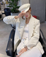 スリーブラインホワイトツイードジャケット - select store mirror meスリーブラインホワイトツイードジャケット163471131mirror meselect store mirror me163471131S