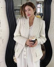 スリーブラインホワイトツイードジャケット - select store mirror meスリーブラインホワイトツイードジャケット163471131mirror meselect store mirror me163471131S