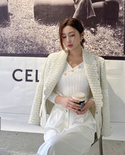 スリーブラインホワイトツイードジャケット - select store mirror meスリーブラインホワイトツイードジャケット163471131mirror meselect store mirror me163471131S