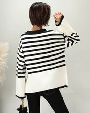 上質ウールフレア袖ボーダースリットニット - select store mirror me上質ウールフレア袖ボーダースリットニット163598478mirror meselect store mirror me163598478S