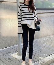 上質ウールフレア袖ボーダースリットニット - select store mirror me上質ウールフレア袖ボーダースリットニット163598478mirror meselect store mirror me163598478S