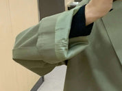 【動画あり】くすみグリーンフロントプリーツデザインジャケット - select store mirror me【動画あり】くすみグリーンフロントプリーツデザインジャケット163599564mirror meselect store mirror me163599564S