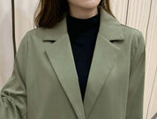 【動画あり】くすみグリーンフロントプリーツデザインジャケット - select store mirror me【動画あり】くすみグリーンフロントプリーツデザインジャケット163599564mirror meselect store mirror me163599564S