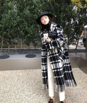 フード付きフリンジチェック柄アウター - select store mirror meフード付きフリンジチェック柄アウター164013818mirror meselect store mirror me164013818S