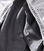 【動画あり】スカラップレース襟上質グレーワンピース - select store mirror me【動画あり】スカラップレース襟上質グレーワンピース164238952mirror meselect store mirror me164238952S