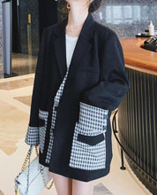 【動画あり】切り替え千鳥格子柄ルーズワイドジャケット - select store mirror me【動画あり】切り替え千鳥格子柄ルーズワイドジャケット164655618mirror meselect store mirror me164655618S