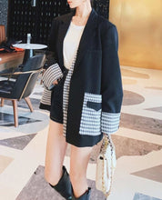 【動画あり】切り替え千鳥格子柄ルーズワイドジャケット - select store mirror me【動画あり】切り替え千鳥格子柄ルーズワイドジャケット164655618mirror meselect store mirror me164655618S