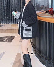 【動画あり】切り替え千鳥格子柄ルーズワイドジャケット - select store mirror me【動画あり】切り替え千鳥格子柄ルーズワイドジャケット164655618mirror meselect store mirror me164655618S