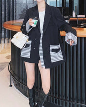 【動画あり】切り替え千鳥格子柄ルーズワイドジャケット - select store mirror me【動画あり】切り替え千鳥格子柄ルーズワイドジャケット164655618mirror meselect store mirror me164655618S