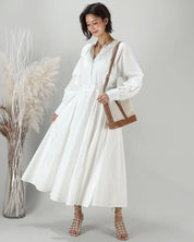 【入荷早々!殿堂入り】パリジェンヌフレアピュアホワイトワンピース - select store mirror me【入荷早々!殿堂入り】パリジェンヌフレアピュアホワイトワンピース165898347mirror meselect store mirror me165898347S