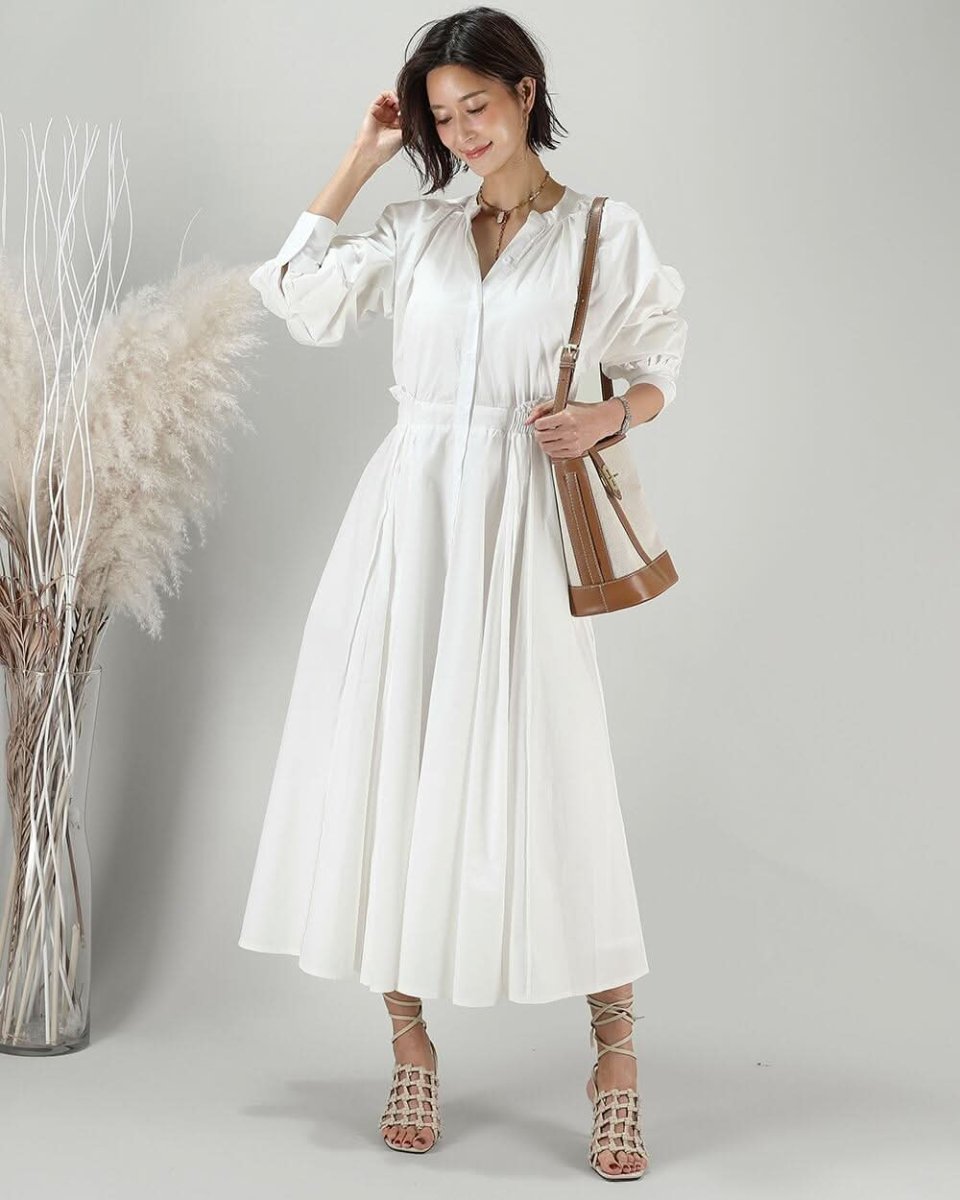 【入荷早々!殿堂入り】パリジェンヌフレアピュアホワイトワンピース - select store mirror me【入荷早々!殿堂入り】パリジェンヌフレアピュアホワイトワンピース165898347mirror meselect store mirror me165898347S