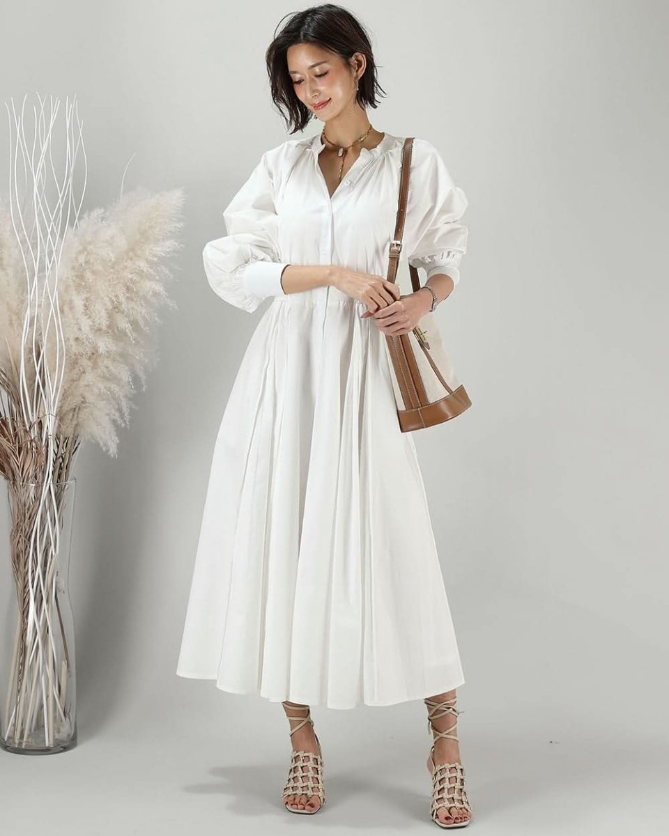 【入荷早々!殿堂入り】パリジェンヌフレアピュアホワイトワンピース - select store mirror me【入荷早々!殿堂入り】パリジェンヌフレアピュアホワイトワンピース165898347mirror meselect store mirror me165898347S