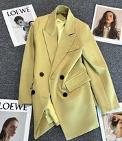 【動画あり】くすみイエローマニッシュダブルジャケット - select store mirror me【動画あり】くすみイエローマニッシュダブルジャケット168290334mirror meselect store mirror me168290334S