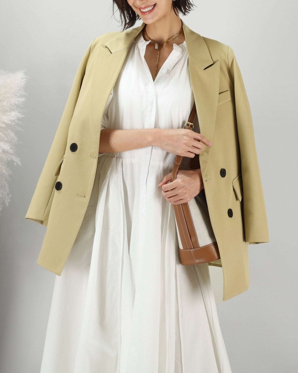 【動画あり】くすみイエローマニッシュダブルジャケット - select store mirror me【動画あり】くすみイエローマニッシュダブルジャケット168290334mirror meselect store mirror me168290334S