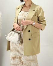 【動画あり】くすみイエローマニッシュダブルジャケット - select store mirror me【動画あり】くすみイエローマニッシュダブルジャケット168290334mirror meselect store mirror me168290334S