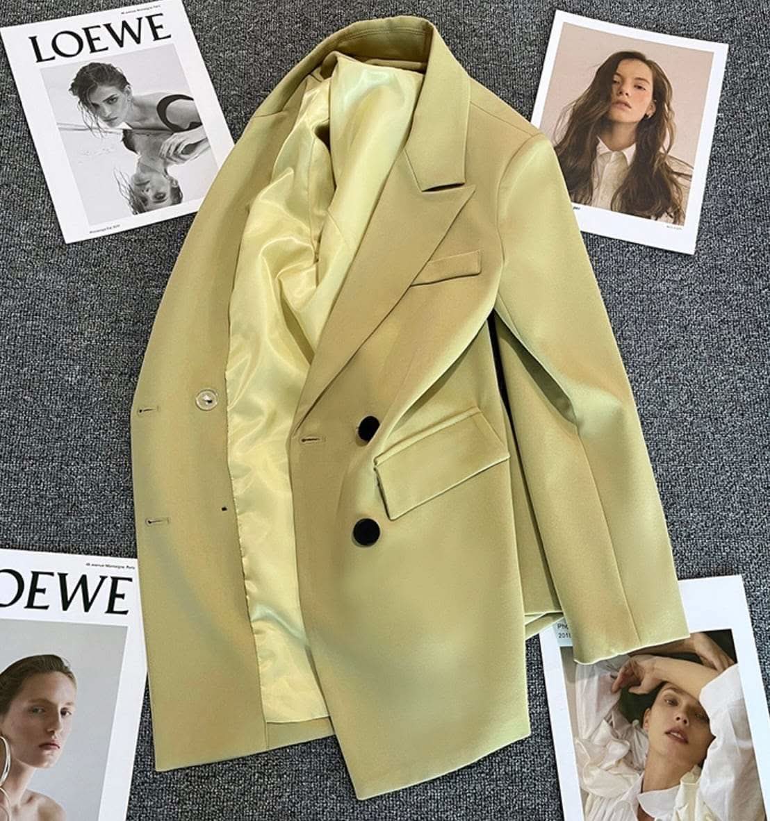 【動画あり】くすみイエローマニッシュダブルジャケット - select store mirror me【動画あり】くすみイエローマニッシュダブルジャケット168290334mirror meselect store mirror me168290334S