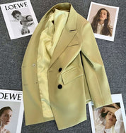 【動画あり】くすみイエローマニッシュダブルジャケット - select store mirror me【動画あり】くすみイエローマニッシュダブルジャケット168290334mirror meselect store mirror me168290334S