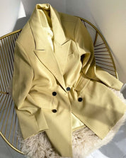 【動画あり】くすみイエローマニッシュダブルジャケット - select store mirror me【動画あり】くすみイエローマニッシュダブルジャケット168290334mirror meselect store mirror me168290334S