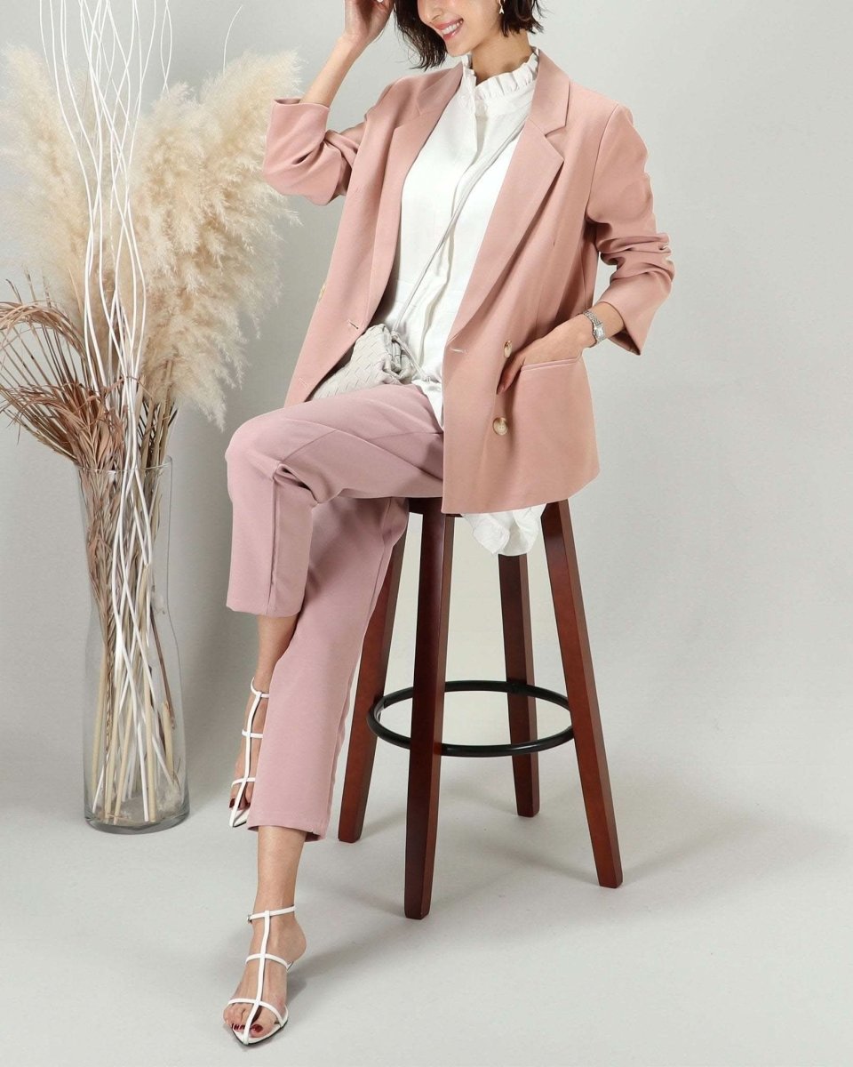 【動画あり】ライトピンクダブルボタンジャケット - select store mirror me【動画あり】ライトピンクダブルボタンジャケット168291723mirror meselect store mirror me168291723S