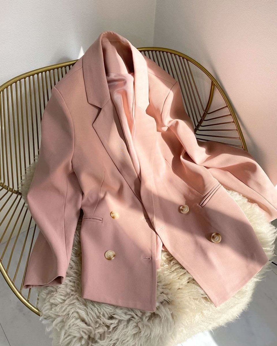 【動画あり】ライトピンクダブルボタンジャケット - select store mirror me【動画あり】ライトピンクダブルボタンジャケット168291723mirror meselect store mirror me168291723S