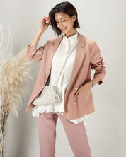 【動画あり】ライトピンクダブルボタンジャケット - select store mirror me【動画あり】ライトピンクダブルボタンジャケット168291723mirror meselect store mirror me168291723S