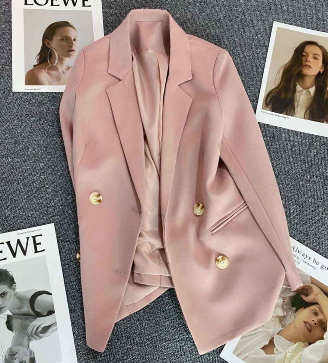 【動画あり】ライトピンクダブルボタンジャケット - select store mirror me【動画あり】ライトピンクダブルボタンジャケット168291723mirror meselect store mirror me168291723S